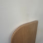 Curved (both ends) Floating Shelf in Tasmanian Oak with bullnose - 185mm x 1000mm x 19mm - warehouse sale