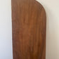Curved (both ends) Floating Shelf in Spotted Gum - 285mm x 900mm - warehouse sale