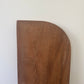 Curved (both ends) Floating Shelf in Spotted Gum - 285mm x 900mm - warehouse sale