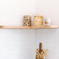 Curved Floating Shelf