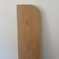 Curved Floating Shelf in Blonde Oak (curved both ends) - 285mm x 1700mm - warehouse sale