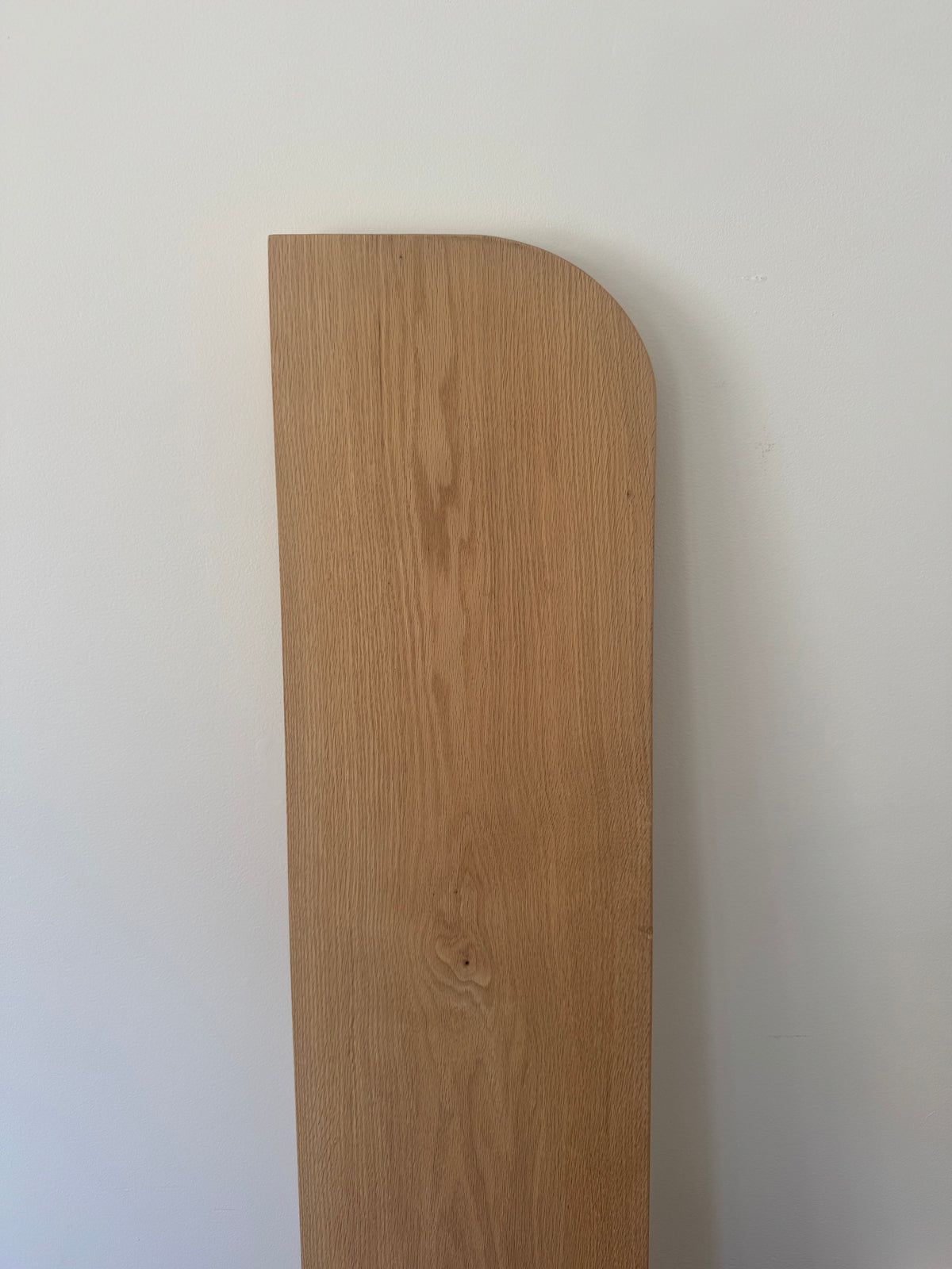 Curved Floating Shelf in Blonde Oak (curved both ends) - 285mm x 1700mm - warehouse sale