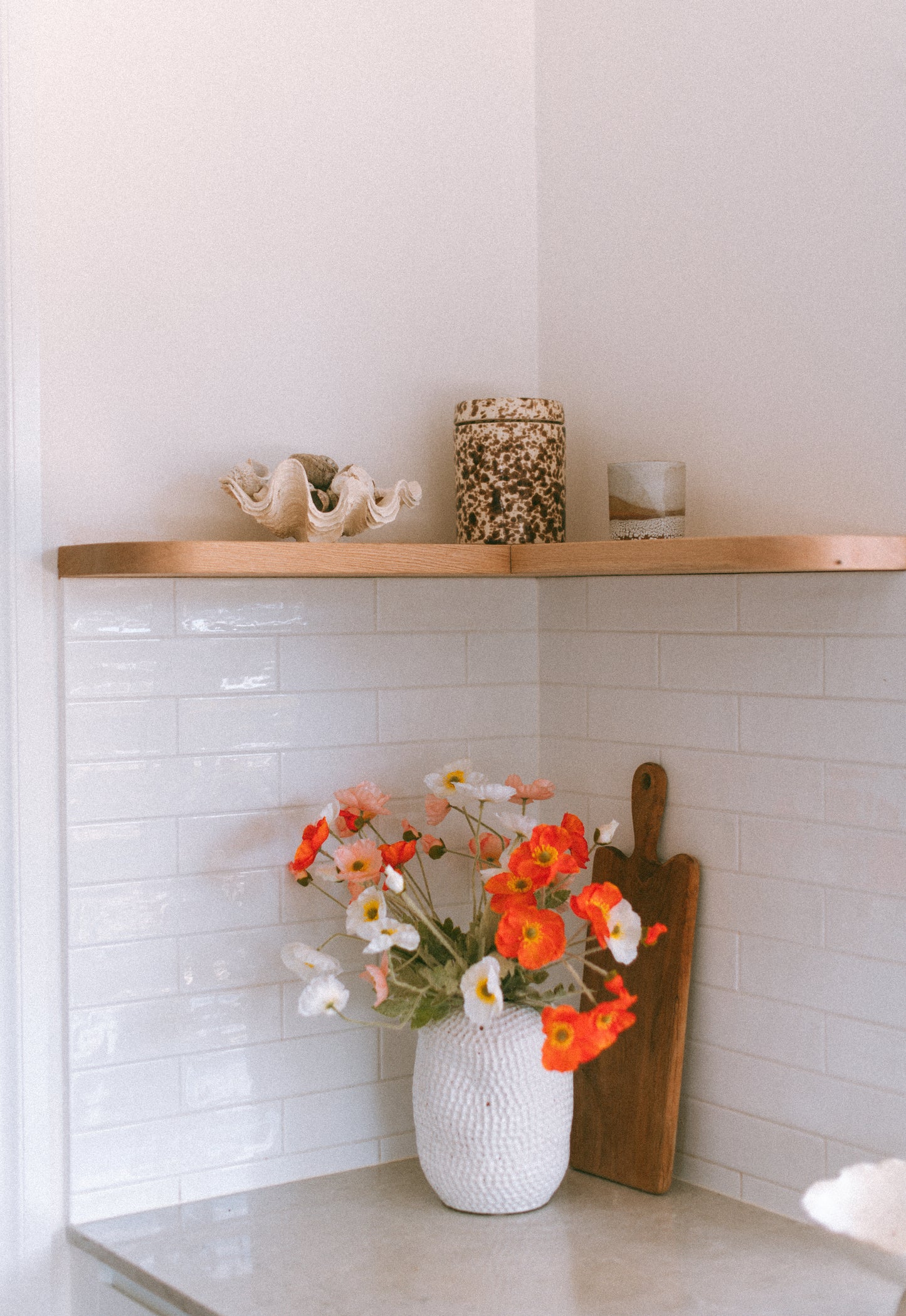 Curved Floating Shelf