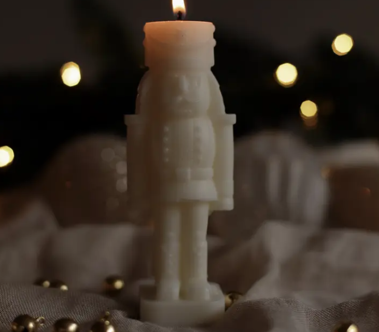 Christmas Nutcracker Candle