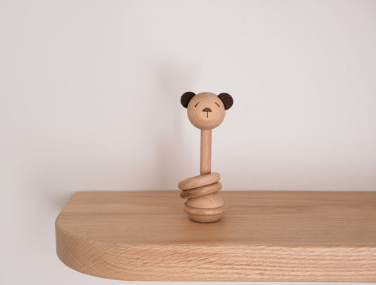 Bear wooden figure