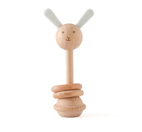 Rabbit wooden figure