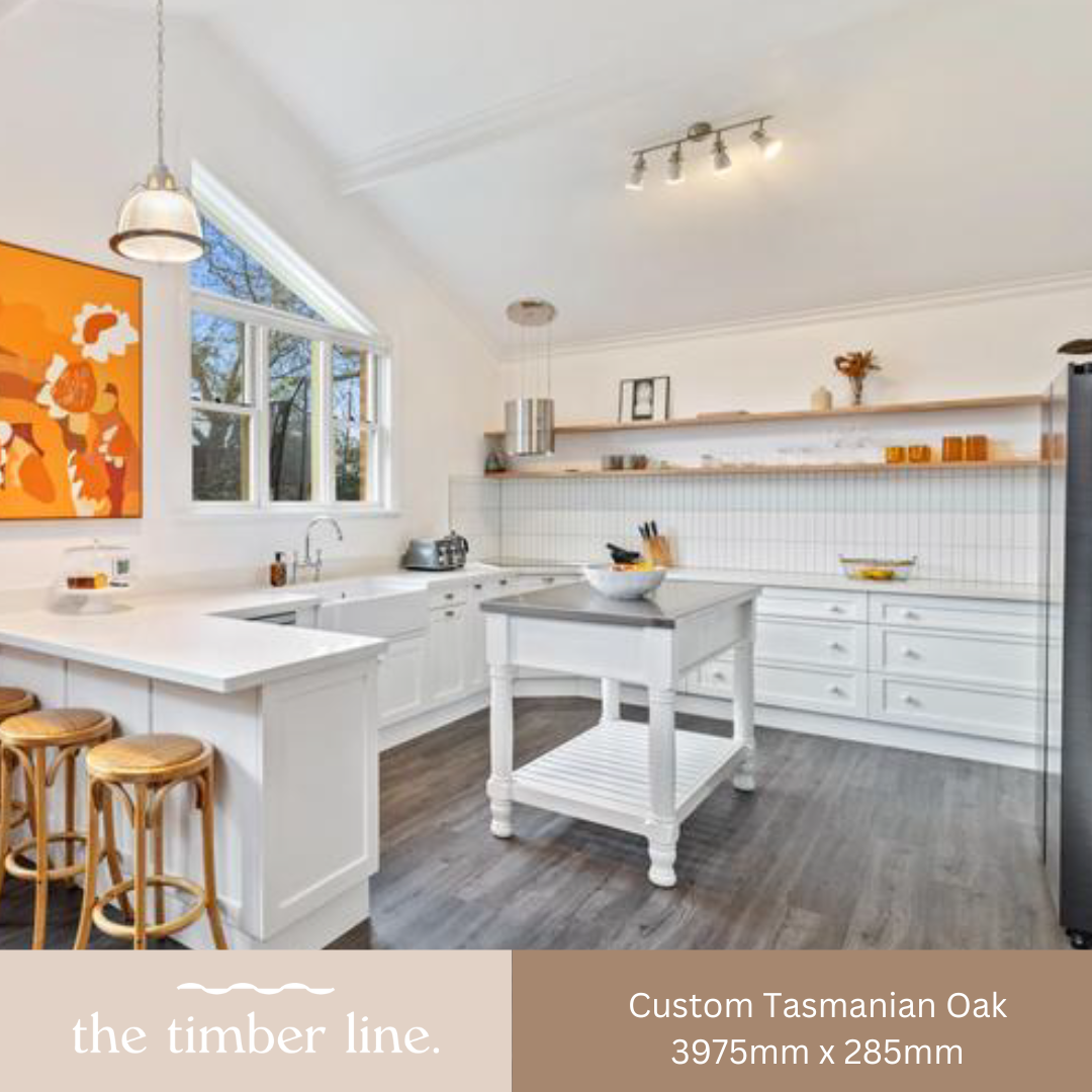 custom Tasmanian oak kitchen area